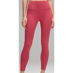 Lululemon Wunder Train 25” with Pockets Vintage Rose